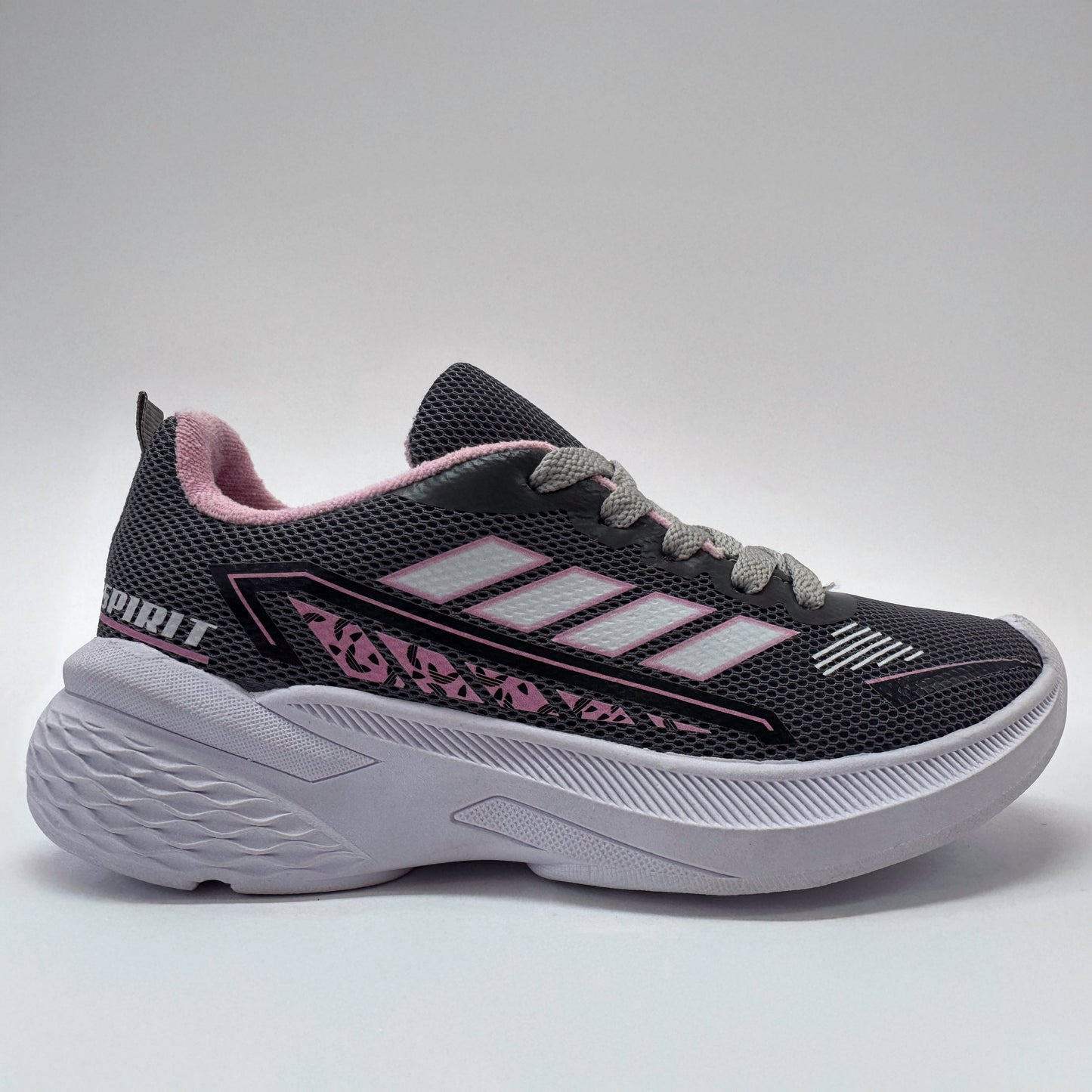 zapatillas d57 gris rosa