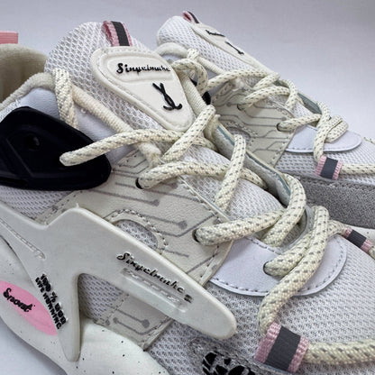 Tenis A31 Blanco Rosa