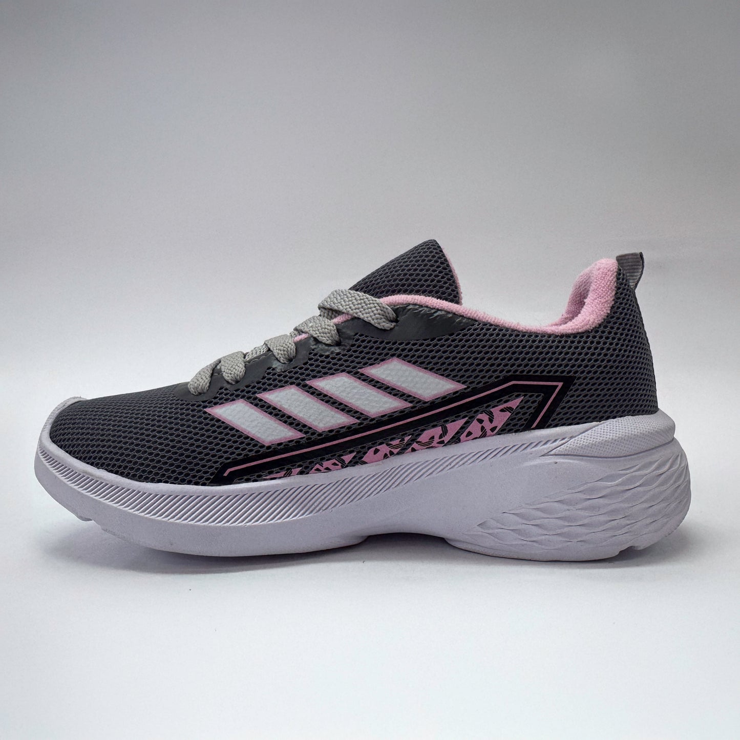 zapatillas d57 gris rosa