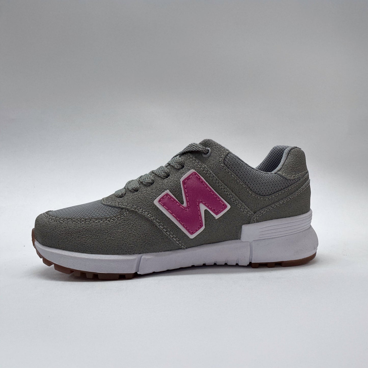 tenis f08 gris fucsia