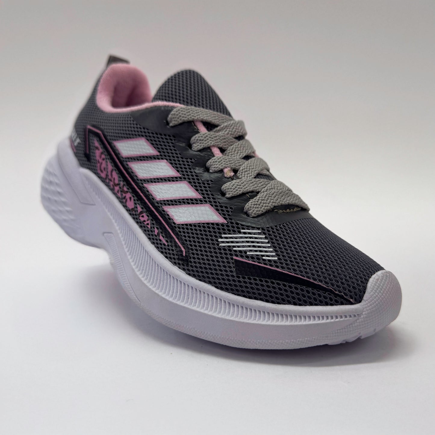 zapatillas d57 gris rosa