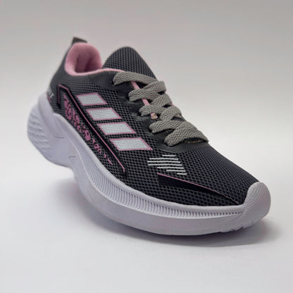 zapatillas D57 Gris Rosa