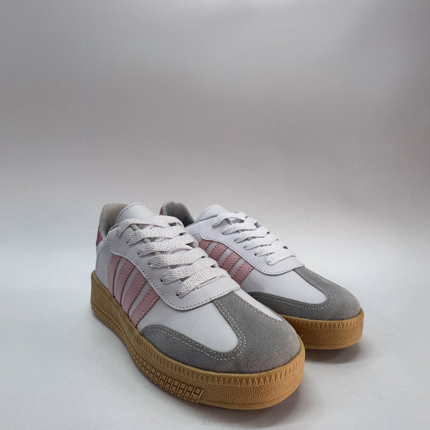 tenis f13 blanco rosado street