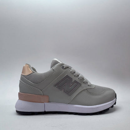 Tenis F08 Gris Oro rosa